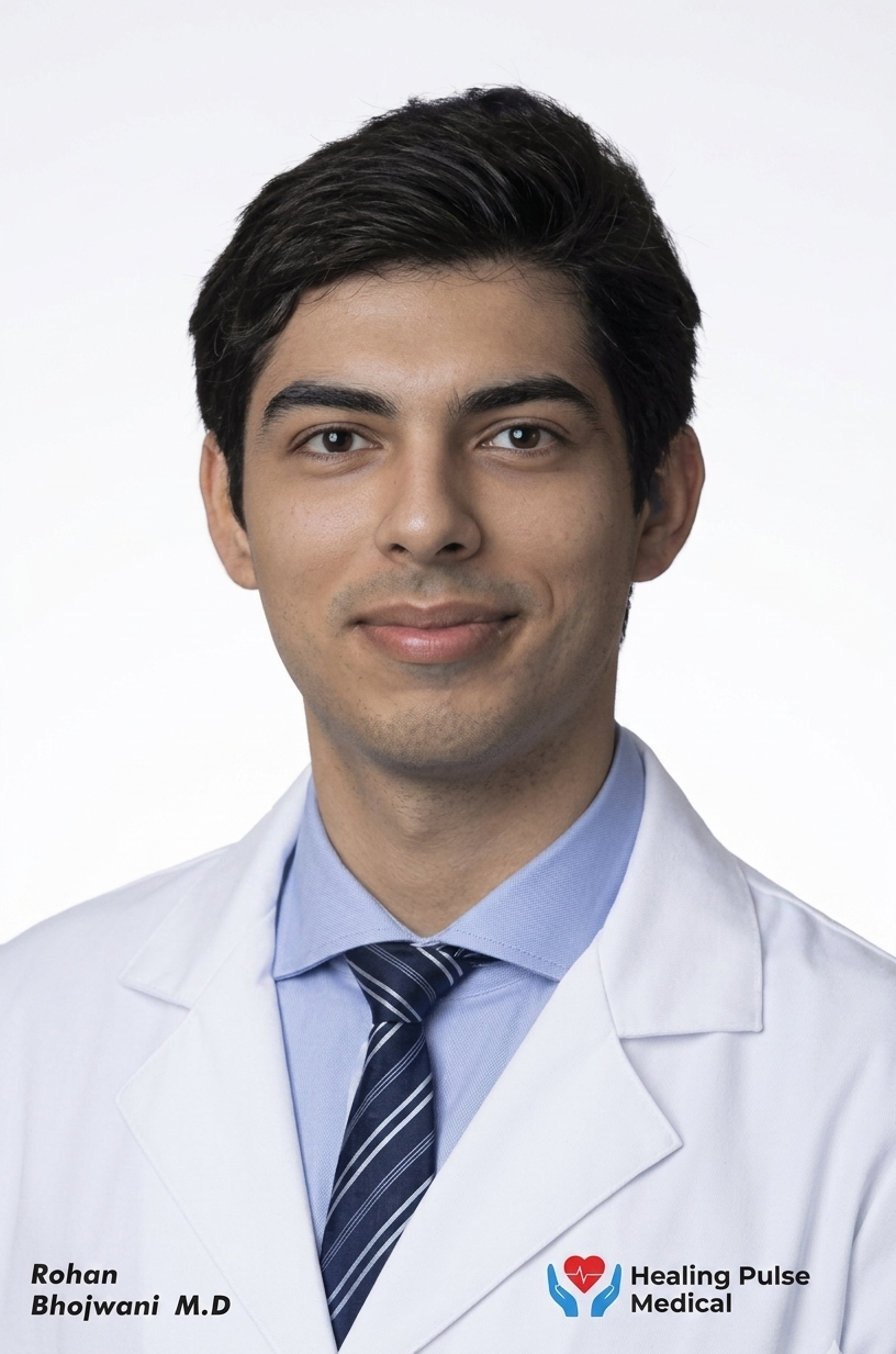 Dr. Rohan Bhojwani MD, Internal Medicine, Healing Pulse Medical Shelton CT